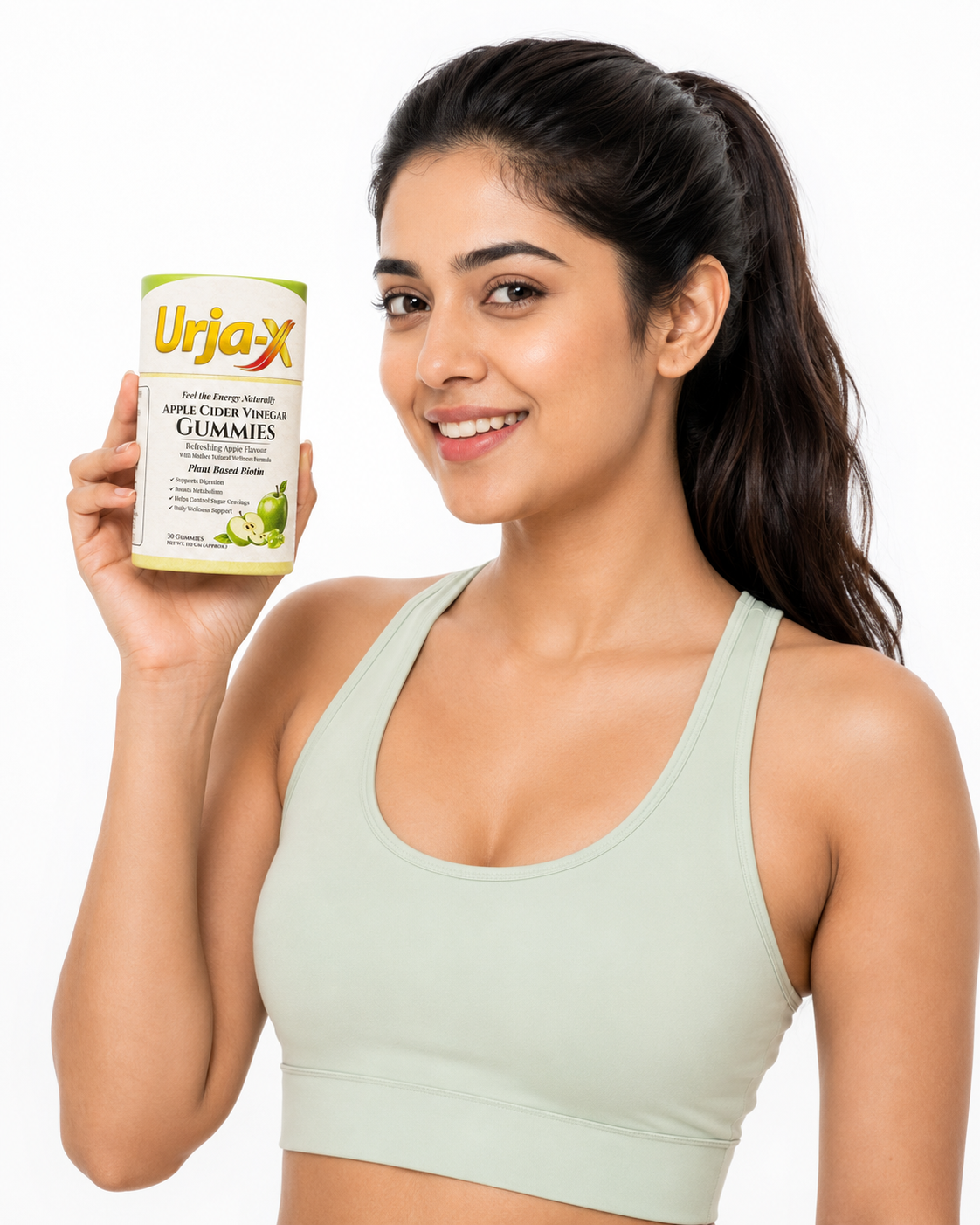 Urja-X Apple Cider Vinegar Gummies – Digestion & Metabolism Support (30 Gummies)