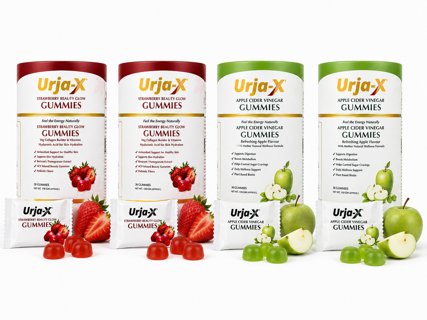 Urja-X Ultimate Wellness 4-Pack Combo