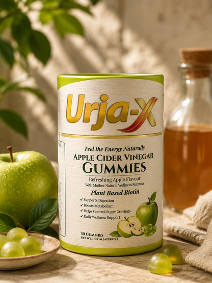 Urja - X Apple Cider Vinegar & Strawberry Beauty Glow Gummies Combo